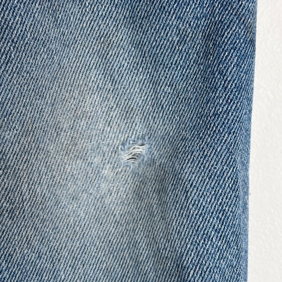 VTG 90s Little Levis Cargo Jeans Boys 7 Patches Jogger Parachute Elastic Cuff - Picture 5 of 16